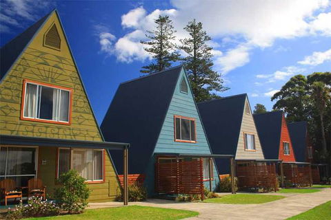 A-Frame Chalets @ Mokutu - Accommodation Newcastle 0