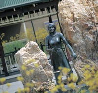 St Barbara Square and Statue - Accommodation Newcastle