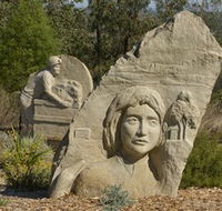 Heritage Sculptures at Pensioners Hill Lookout - Accommodation Newcastle