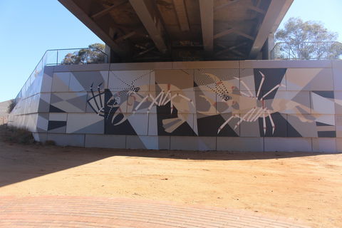 Berri Bridge Mural - Accommodation Newcastle 0