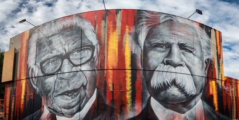 Shepparton Aboriginal Street Art Project Murals - Accommodation Newcastle 1