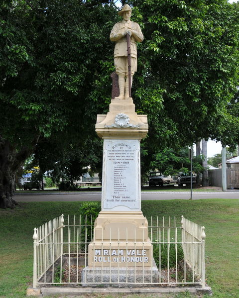 Miriam Vale War Memorial - Accommodation Newcastle 1