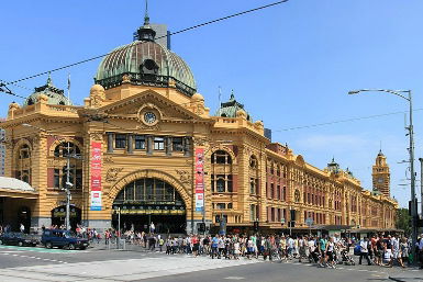 Flinders Street Railway Station - Accommodation Newcastle 0