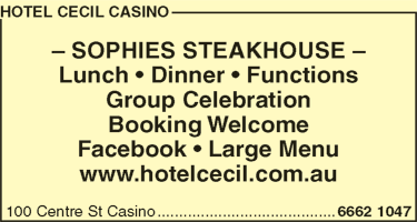Hotel Cecil Casino - Accommodation Newcastle 6