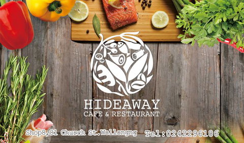Hideaway Cafe & Restaurant - Accommodation Newcastle 1