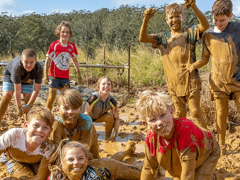 Mini Muddies Obstacle Challenge At Bunnamagoo Estate - Accommodation Newcastle 0
