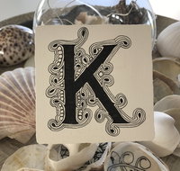 Online live streaming class Zentangle Art Embedded Letters