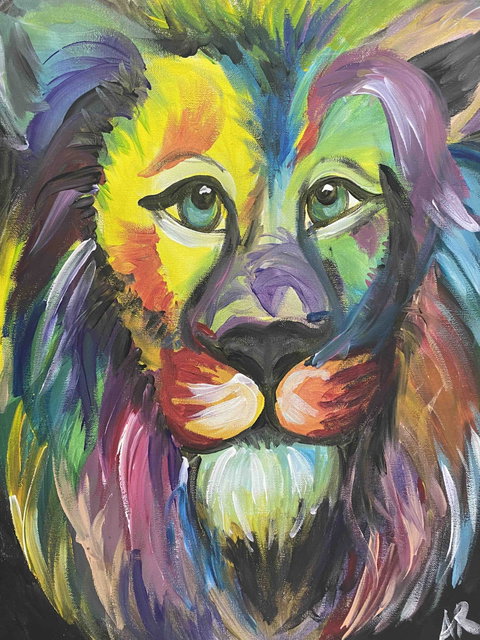 Online Live Streaming Class: Paint The Lion King - Accommodation Newcastle 0