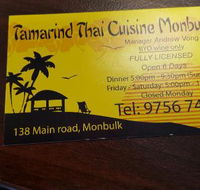 Tamarind Thai Cusine - Accommodation Newcastle