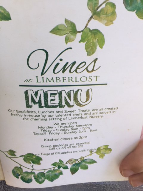 Vines Restaurant At Limberlost Nursery - Accommodation Newcastle 2