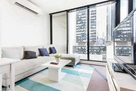 Stylish 1BR Apartment In Southbank - Accommodation Newcastle 0