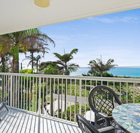 Views of Moreton Island from balcony at Beachside Haven Rickman Pde Woorim - Accommodation Newcastle