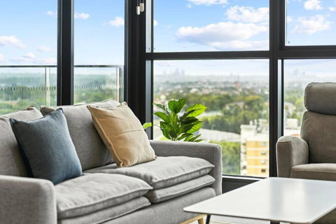 City&Bridge View 2 Bed+Study In Homebush - Accommodation Newcastle 4