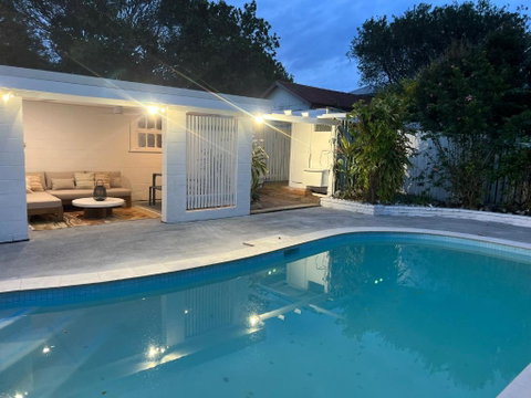 Modern Pool Oasis & Seaside Abode - Accommodation Newcastle 0