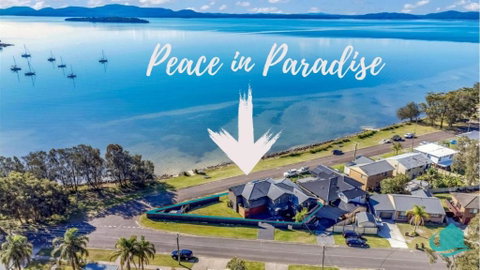 Peace In Paradise Near Nelson Bay- Waterviews, Spa, Adventures - Accommodation Newcastle 0