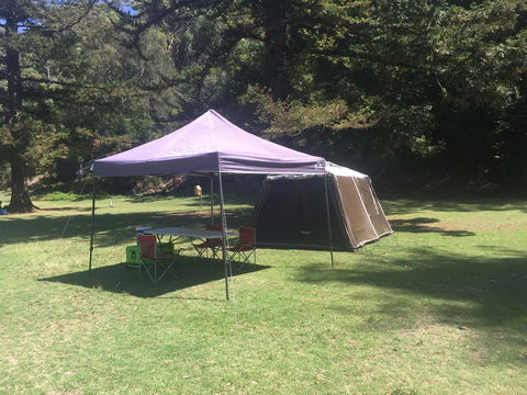 Basin Ku-ring-gai Campsite Set Up - Accommodation Newcastle 0