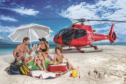Private Helicopter Tour: Reef Island Snorkeling And Gourmet Picnic Lunch - Accommodation Newcastle 0
