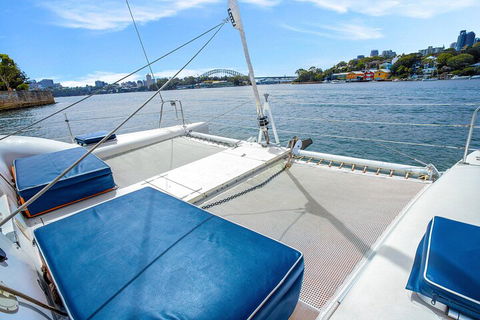 Vivid 90-Minute Sydney Harbour Catamaran Cruise With BYO Drinks - Accommodation Newcastle 1