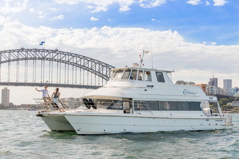 Vivid 90-Minute Sydney Harbour Intimate Catamaran Cruise With Canapes - Accommodation Newcastle 1