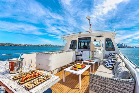 Vivid 90-Minute Sydney Harbour Intimate Catamaran Cruise With Canapes - Accommodation Newcastle 4
