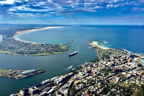 40-45 Minute Port Stephens And Stockton Beach Helicopter Flight - For 2 - Accommodation Newcastle 2