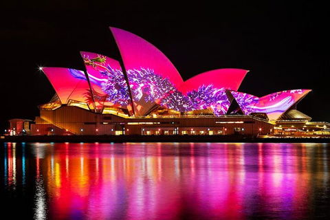Vivid 90-Minute Sydney Harbour Small Group Catamaran Cruise - Accommodation Newcastle 1