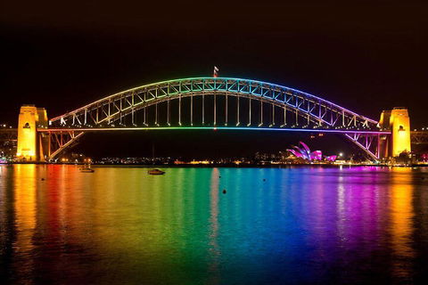 Vivid 90-Minute Sydney Harbour Small Group Catamaran Cruise - Accommodation Newcastle 3
